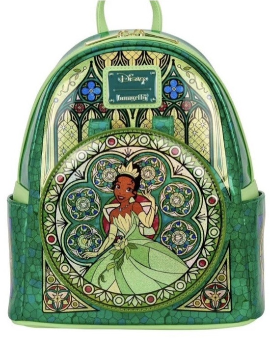 Loungefly Handbags - Loungefly Disney Princess and the Frog Tiana Stained Glass Mini Backpack NWT